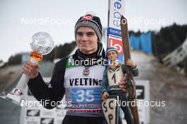 01.01.2020, Garmisch, Germany (GER): Marius Lindvik (NOR) - FIS world cup ski jumping, four hills tournament, individual HS142, Garmisch (GER). www.nordicfocus.com. © Tumashov/NordicFocus. Every downloaded picture is fee-liable.