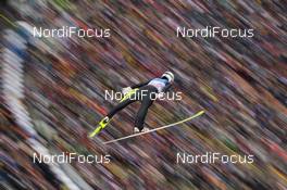 04.01.2020, Innsbruck, Austria (AUT): Moritz Baer (GER) - FIS world cup ski jumping, four hills tournament, individual HS128, Innsbruck (AUT). www.nordicfocus.com. © Tumshov/NordicFocus. Every downloaded picture is fee-liable.