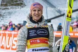 11.01.2020, Val di Fiemme, Italy (ITA): Karl Geiger (GER) - FIS world cup ski jumping, individual HS104, Val di Fiemme (ITA). www.nordicfocus.com. © Volk/NordicFocus. Every downloaded picture is fee-liable.