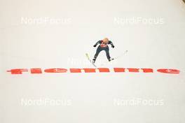10.01.2020, Val di Fiemme, Italy (ITA): Karl Geiger (GER) - FIS world cup ski jumping, training, Val di Fiemme (ITA). www.nordicfocus.com. © Modica/NordicFocus. Every downloaded picture is fee-liable.