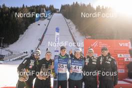 15.02.2020, Tauplitz/Bad Mitterndorf, Austria (AUT): Timi Zajc (SLO), Anze Lanisek (SLO) - FIS world cup ski flying, individual HS235, Tauplitz/Bad Mitterndorf (AUT). www.nordicfocus.com. © Tumashov/NordicFocus. Every downloaded picture is fee-liable.