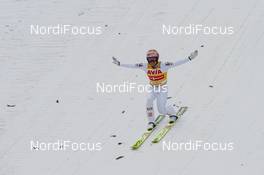 21.02.2020, Rasnov, Romania (ROU): Stefan Kraft (AUT) - FIS world cup ski jumping, individual HS97, Rasnov (ROU). www.nordicfocus.com. © Tumashov/NordicFocus. Every downloaded picture is fee-liable.
