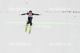 21.02.2020, Rasnov, Romania (ROU): Dominik Peter (SUI) - FIS world cup ski jumping, individual HS97, Rasnov (ROU). www.nordicfocus.com. © Tumashov/NordicFocus. Every downloaded picture is fee-liable.
