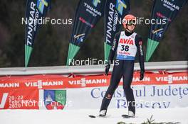 21.02.2020, Rasnov, Romania (ROU): Constantin Schmid (GER) - FIS world cup ski jumping, individual HS97, Rasnov (ROU). www.nordicfocus.com. © Tumashov/NordicFocus. Every downloaded picture is fee-liable.