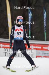 21.02.2020, Rasnov, Romania (ROU): Pius Paschke (GER) - FIS world cup ski jumping, individual HS97, Rasnov (ROU). www.nordicfocus.com. © Tumashov/NordicFocus. Every downloaded picture is fee-liable.