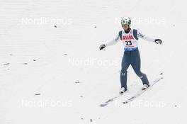 21.02.2020, Rasnov, Romania (ROU): Rok Justin (SLO) - FIS world cup ski jumping, individual HS97, Rasnov (ROU). www.nordicfocus.com. © Tumashov/NordicFocus. Every downloaded picture is fee-liable.