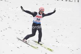 22.02.2020, Rasnov, Romania (ROU): Karl Geiger (GER) - FIS world cup ski jumping, individual HS97, Rasnov (ROU). www.nordicfocus.com. © Tumashov/NordicFocus. Every downloaded picture is fee-liable.