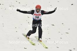 22.02.2020, Rasnov, Romania (ROU): Markus Eisenbichler (GER) - FIS world cup ski jumping, individual HS97, Rasnov (ROU). www.nordicfocus.com. © Tumashov/NordicFocus. Every downloaded picture is fee-liable.
