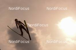 20.02.2020, Rasnov, Romania (ROU): Daniel Huber (AUT) - FIS world cup ski jumping, training, Rasnov (ROU). www.nordicfocus.com. © Tumashov/NordicFocus. Every downloaded picture is fee-liable.