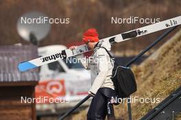 20.02.2020, Rasnov, Romania (ROU): Constantin Schmid (GER) - FIS world cup ski jumping, training, Rasnov (ROU). www.nordicfocus.com. © Tumashov/NordicFocus. Every downloaded picture is fee-liable.