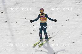 20.02.2020, Rasnov, Romania (ROU): Stefan Kraft (AUT) - FIS world cup ski jumping, training, Rasnov (ROU). www.nordicfocus.com. © Tumashov/NordicFocus. Every downloaded picture is fee-liable.