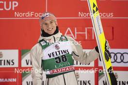 01.03.2020, Lahti, Finland (FIN): Karl Geiger (GER) - FIS world cup ski jumping, individual HS130, Lahti (FIN). www.nordicfocus.com. © THIBAUT/NordicFocus. Every downloaded picture is fee-liable.