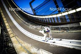 28.02.2020, Lahti, Finland (FIN): Marius Lindvik (NOR) - FIS world cup ski jumping, individual HS130, Lahti (FIN). www.nordicfocus.com. © THIBAUT/NordicFocus. Every downloaded picture is fee-liable.