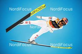 29.02.2020, Lahti, Finland (FIN): Stefan Kraft (AUT) - FIS world cup ski jumping, team HS130, Lahti (FIN). www.nordicfocus.com. © Modica/NordicFocus. Every downloaded picture is fee-liable.