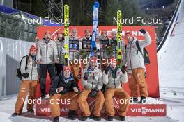29.02.2020, Lahti, Finland (FIN): Team Germany Feature - FIS world cup ski jumping, team HS130, Lahti (FIN). www.nordicfocus.com. © THIBAUT/NordicFocus. Every downloaded picture is fee-liable.