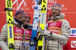 07.03.2020, Oslo, Norway (NOR): Schmid Constantin (GER), Paschke Pius (GER), Leyhe Stephan (GER),  Geiger Karl (GER) - FIS world cup ski jumping, team HS134, Oslo (NOR). www.nordicfocus.com. © THIBAUT/NordicFocus. Every downloaded picture is fee-liable.