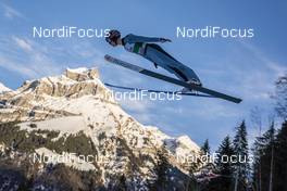 19.12.2020, Engelberg, Switzerland (SUI): Casey Larson (USA) - FIS world cup ski jumping men, individual HS140, Engelberg (SUI). www.nordicfocus.com. © Thibaut/NordicFocus. Every downloaded picture is fee-liable.