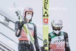 28.12.2020, Oberstdorf, Germany (GER): Severin Freund (GER), Peter Prevc (SLO), (l-r) - FIS world cup ski jumping men, four hills tournament, qualification, individual HS137, Oberstdorf (GER). www.nordicfocus.com. © EXPA/JFK/NordicFocus. Every downloaded picture is fee-liable.