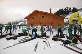 11.01.2020, Seefeld, Austria (AUT): preparing - Visma Ski Classics Kaiser Maximilian Lauf, Seefeld (AUT). www.nordicfocus.com. © Tumashov/NordicFocus. Every downloaded picture is fee-liable.