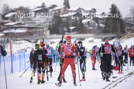 11.01.2020, Seefeld, Austria (AUT): Ludek Lazur (CZE), Fredrik Pagmen (SWE) - Visma Ski Classics Kaiser Maximilian Lauf, Seefeld (AUT). www.nordicfocus.com. © Tumashov/NordicFocus. Every downloaded picture is fee-liable.