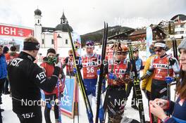 11.01.2020, Seefeld, Austria (AUT): Niklas Henriksson(SWE), Vetle Thyli(NOR) - Visma Ski Classics Kaiser Maximilian Lauf, Seefeld (AUT). www.nordicfocus.com. © Tumashov/NordicFocus. Every downloaded picture is fee-liable.