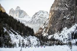 01.02.2020, Toblach-Cortina, Italy (ITA): The leading group (l-r)  - Visma Ski Classics, Toblach-Cortina (ITA). www.nordicfocus.com. © Modica/NordicFocus. Every downloaded picture is fee-liable.