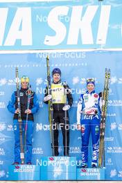 01.02.2020, Toblach-Cortina, Italy (ITA): Britta Johansson Norgren (SWE), Kari Vikhagen Gjieitnes (NOR), (l-r)  - Visma Ski Classics, Toblach-Cortina (ITA). www.nordicfocus.com. © Modica/NordicFocus. Every downloaded picture is fee-liable.