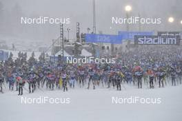 01.03.2020, Mora, Sweden (SWE): Start of the race - Visma Ski Classics and FIS Marathon Cup Vasaloppet, Mora (SWE). www.nordicfocus.com. © Schmidt/NordicFocus. Every downloaded picture is fee-liable.
