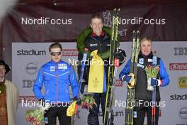 01.03.2020, Mora, Sweden (SWE): Stian Hoelgaard (NOR), Petter Eliassen (NOR), Torleif Systad (NOR), (l-r) - Visma Ski Classics and FIS Marathon Cup Vasaloppet, Mora (SWE). www.nordicfocus.com. © Schmidt/NordicFocus. Every downloaded picture is fee-liable.