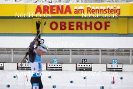 10.01.2021, Oberhof, Germany (GER): Event Feature: undefined athlete competes at the shooting range -  IBU World Cup Biathlon, mixed relay, Oberhof (GER). www.nordicfocus.com. © Manzoni/NordicFocus. Every downloaded picture is fee-liable.