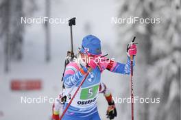 10.01.2021, Oberhof, Germany (GER): Svetlana Mironova (RUS) -  IBU World Cup Biathlon, mixed relay, Oberhof (GER). www.nordicfocus.com. © Manzoni/NordicFocus. Every downloaded picture is fee-liable.