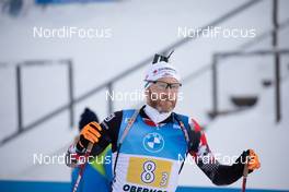 10.01.2021, Oberhof, Germany (GER): Simon Eder (AUT) -  IBU World Cup Biathlon, mixed relay, Oberhof (GER). www.nordicfocus.com. © Manzoni/NordicFocus. Every downloaded picture is fee-liable.