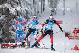 10.01.2021, Oberhof, Germany (GER): Svetlana Mironova (RUS), Marketa Davidova (CZE), Marte Olsbu Roeiseland (NOR), (l-r) -  IBU World Cup Biathlon, mixed relay, Oberhof (GER). www.nordicfocus.com. © Manzoni/NordicFocus. Every downloaded picture is fee-liable.