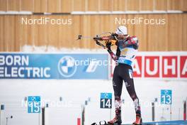 10.01.2021, Oberhof, Germany (GER): Simon Eder (AUT) -  IBU World Cup Biathlon, mixed relay, Oberhof (GER). www.nordicfocus.com. © Manzoni/NordicFocus. Every downloaded picture is fee-liable.