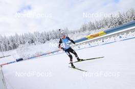 10.01.2021, Oberhof, Germany (GER): Felix Leitner (AUT) -  IBU World Cup Biathlon, mixed relay, Oberhof (GER). www.nordicfocus.com. © Manzoni/NordicFocus. Every downloaded picture is fee-liable.