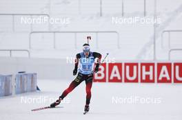 10.01.2021, Oberhof, Germany (GER): Sturla Holm Laegreid (NOR) -  IBU World Cup Biathlon, mixed relay, Oberhof (GER). www.nordicfocus.com. © Manzoni/NordicFocus. Every downloaded picture is fee-liable.