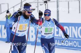 10.01.2021, Oberhof, Germany (GER): Selina Gasparin (SUI), Benjamin Weger (SUI) -  IBU World Cup Biathlon, mixed relay, Oberhof (GER). www.nordicfocus.com. © Manzoni/NordicFocus. Every downloaded picture is fee-liable.