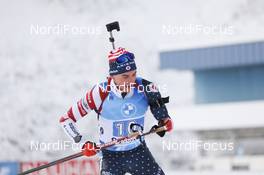 10.01.2021, Oberhof, Germany (GER): Jake Brown (USA) -  IBU World Cup Biathlon, mixed relay, Oberhof (GER). www.nordicfocus.com. © Manzoni/NordicFocus. Every downloaded picture is fee-liable.