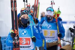 10.01.2021, Oberhof, Germany (GER): Anais Chevalier-Bouchet (FRA) -  IBU World Cup Biathlon, mixed relay, Oberhof (GER). www.nordicfocus.com. © Manzoni/NordicFocus. Every downloaded picture is fee-liable.