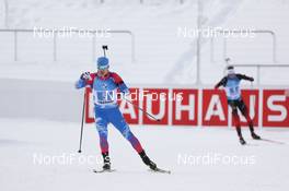 10.01.2021, Oberhof, Germany (GER): Eduard Latypov (RUS) -  IBU World Cup Biathlon, mixed relay, Oberhof (GER). www.nordicfocus.com. © Manzoni/NordicFocus. Every downloaded picture is fee-liable.