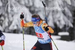 10.01.2021, Oberhof, Germany (GER): Vanessa Hinz (GER) -  IBU World Cup Biathlon, mixed relay, Oberhof (GER). www.nordicfocus.com. © Manzoni/NordicFocus. Every downloaded picture is fee-liable.