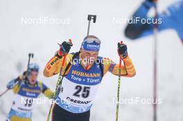 09.01.2021, Oberhof, Germany (GER): Erik Lesser (GER) -  IBU World Cup Biathlon, pursuit men, Oberhof (GER). www.nordicfocus.com. © Manzoni/NordicFocus. Every downloaded picture is fee-liable.