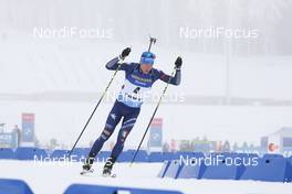 09.01.2021, Oberhof, Germany (GER): Lukas Hofer (ITA) -  IBU World Cup Biathlon, pursuit men, Oberhof (GER). www.nordicfocus.com. © Manzoni/NordicFocus. Every downloaded picture is fee-liable.