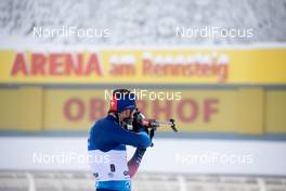 09.01.2021, Oberhof, Germany (GER): Benjamin Weger (SUI) -  IBU World Cup Biathlon, pursuit men, Oberhof (GER). www.nordicfocus.com. © Manzoni/NordicFocus. Every downloaded picture is fee-liable.