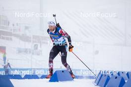 09.01.2021, Oberhof, Germany (GER): Simon Eder (AUT) -  IBU World Cup Biathlon, pursuit men, Oberhof (GER). www.nordicfocus.com. © Manzoni/NordicFocus. Every downloaded picture is fee-liable.