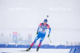 09.01.2021, Oberhof, Germany (GER): Kirill Streltsov (RUS) -  IBU World Cup Biathlon, pursuit men, Oberhof (GER). www.nordicfocus.com. © Manzoni/NordicFocus. Every downloaded picture is fee-liable.