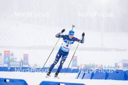 09.01.2021, Oberhof, Germany (GER): Lukas Hofer (ITA) -  IBU World Cup Biathlon, pursuit men, Oberhof (GER). www.nordicfocus.com. © Manzoni/NordicFocus. Every downloaded picture is fee-liable.
