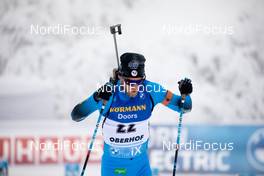 09.01.2021, Oberhof, Germany (GER): Antonin Guigonnat (FRA) -  IBU World Cup Biathlon, pursuit men, Oberhof (GER). www.nordicfocus.com. © Manzoni/NordicFocus. Every downloaded picture is fee-liable.