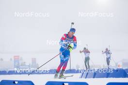 09.01.2021, Oberhof, Germany (GER): Kirill Streltsov (RUS) -  IBU World Cup Biathlon, pursuit men, Oberhof (GER). www.nordicfocus.com. © Manzoni/NordicFocus. Every downloaded picture is fee-liable.