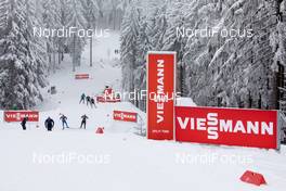09.01.2021, Oberhof, Germany (GER): Industry Feature: Viessmann banners -  IBU World Cup Biathlon, pursuit men, Oberhof (GER). www.nordicfocus.com. © Manzoni/NordicFocus. Every downloaded picture is fee-liable.